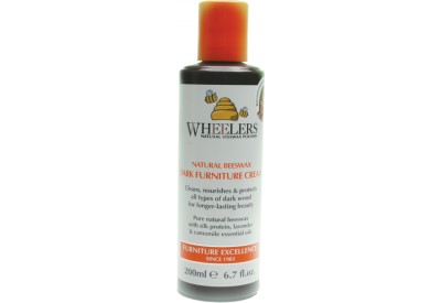 Wheelers Natural Beeswax DARK Furniture Cream 300ml